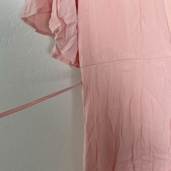 Peasant Cottage Core Fairy Princess V Picnic Summer Chic Girly Classy Maxi Dress - Picture 6 of 8